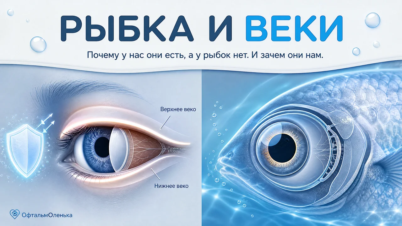А у рыбки есть веки? Ответ офтальмолога на детский вопрос