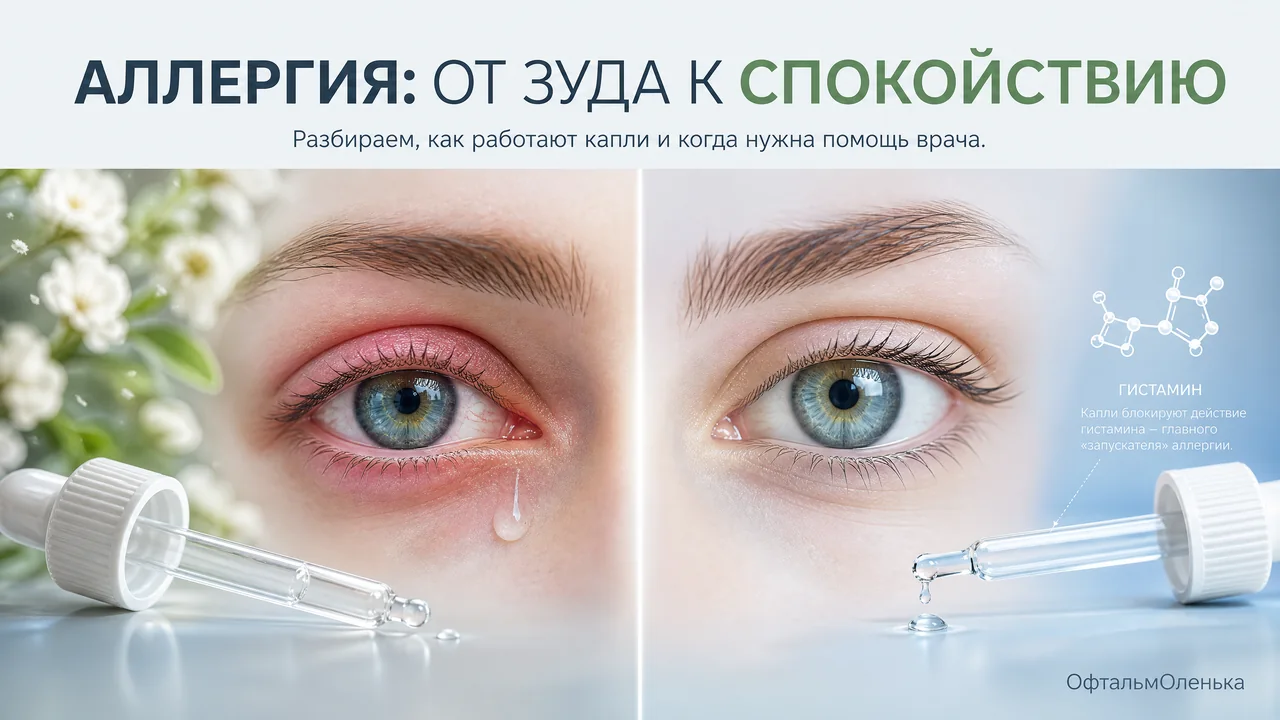 Аллергия на глазах: какие капли бывают и когда идти к врачу