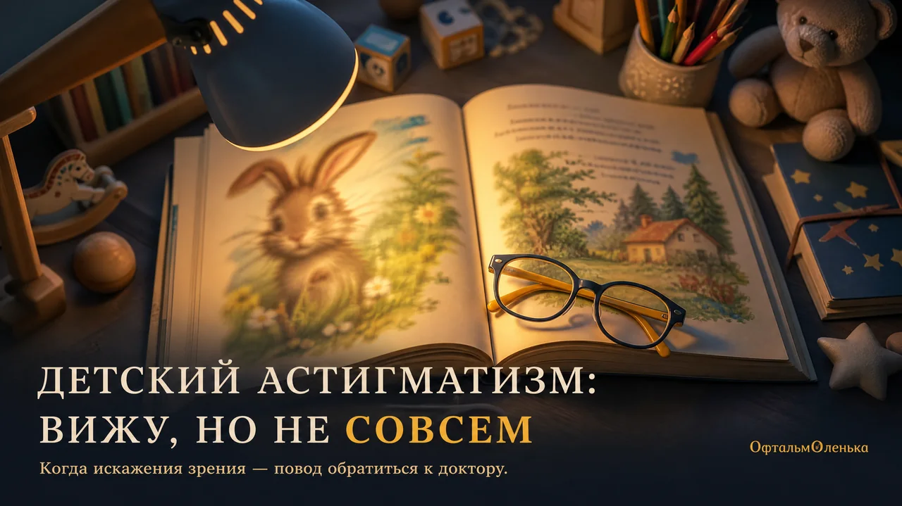 Астигматизм у ребёнка: когда это норма, а когда — повод для беспокойства