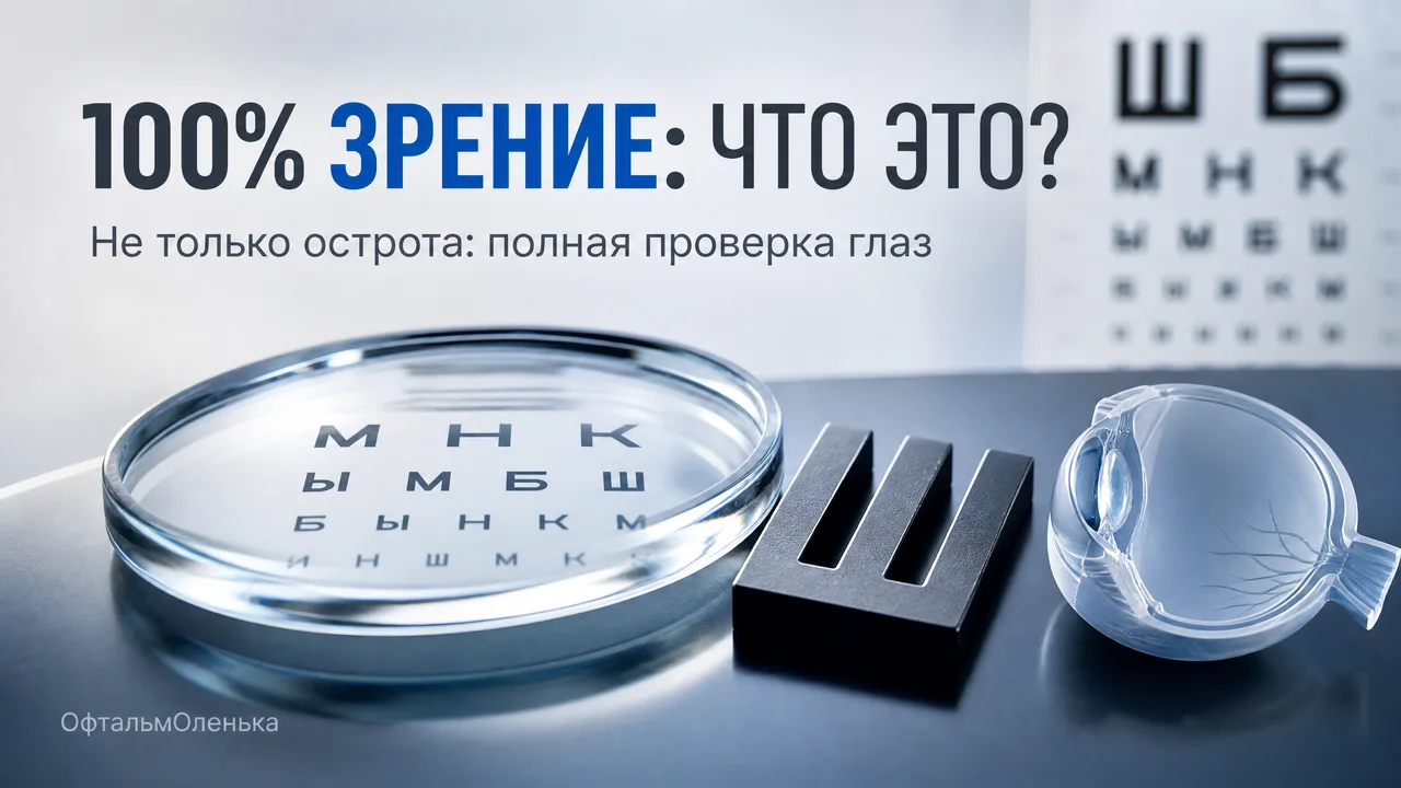 Что такое 100% зрение и как его проверяют