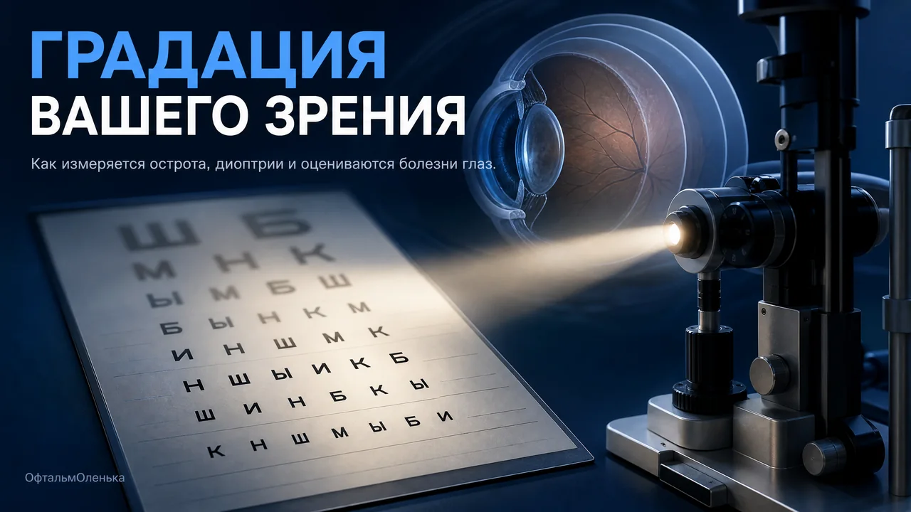 Что такое «градация зрения»? Объясняю, как мы измеряем, что видят ваши глаза
