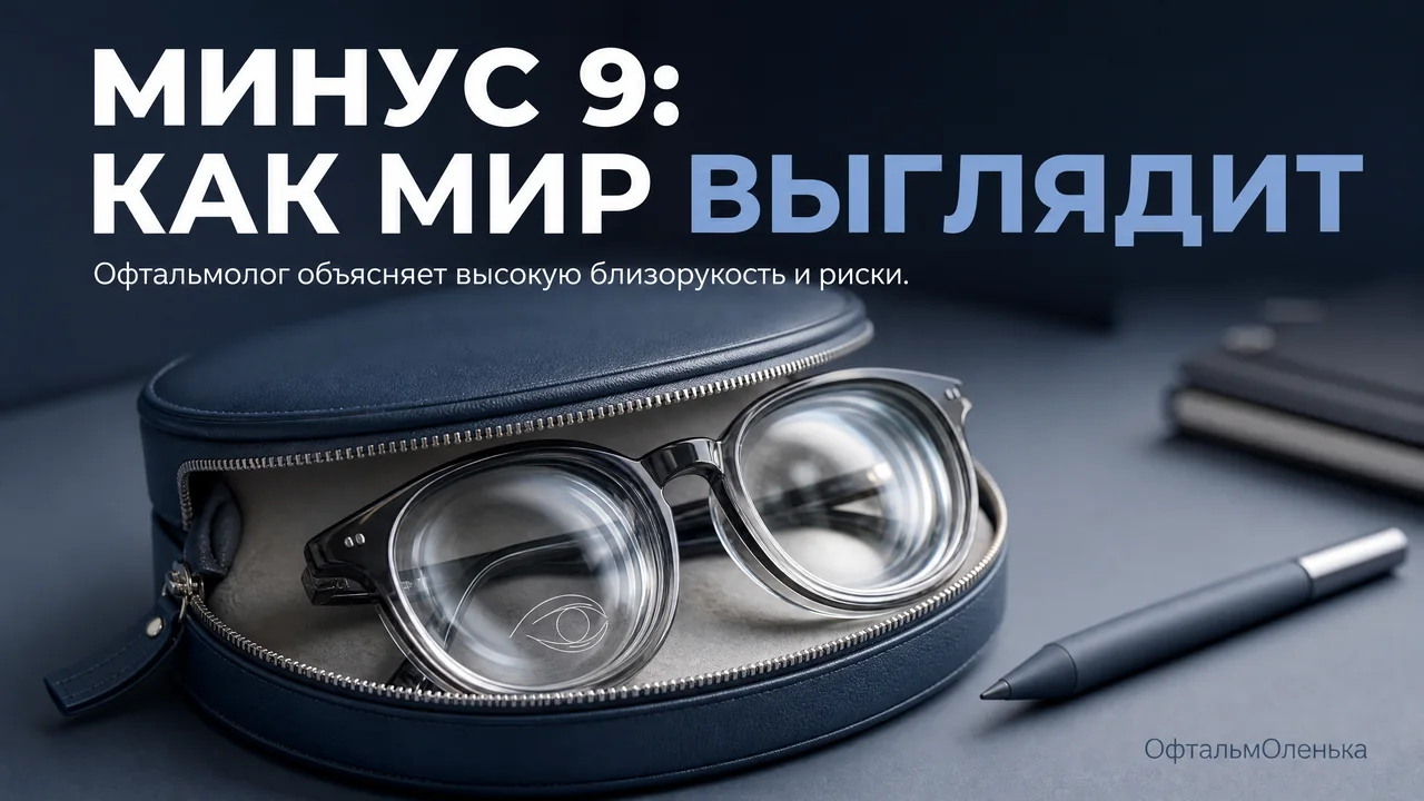 Что значит «зрение минус 9» и как с ним жить?