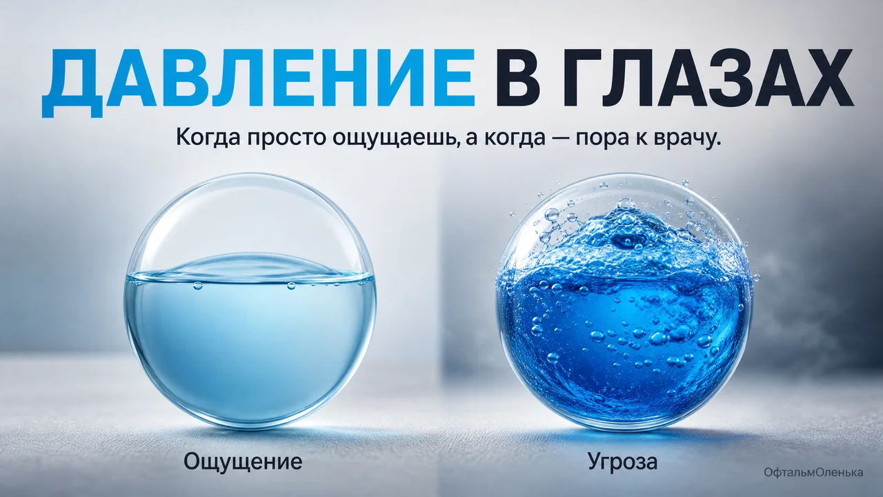 Давление в глазах: когда это просто ощущение, а когда — опасно