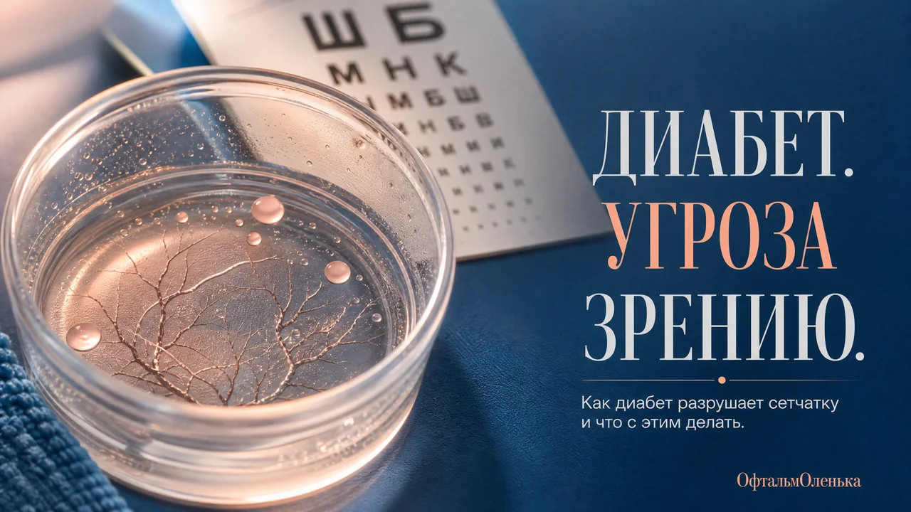 Диабет и зрение: что такое ретинопатия и как её остановить