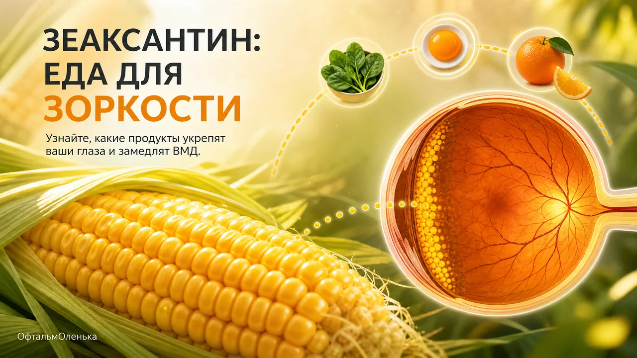 Еда для зоркости: что такое зеаксантин и зачем он нужен глазам