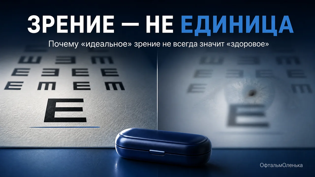Единица — это ещё не всё: почему «хорошее» зрение нужно проверять