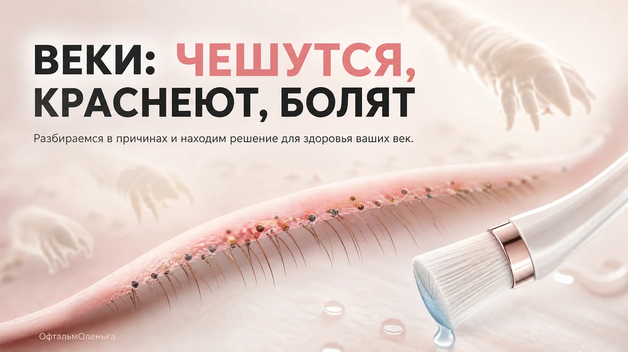 Если веки чешутся и краснеют: что такое блефарит и как с ним жить
