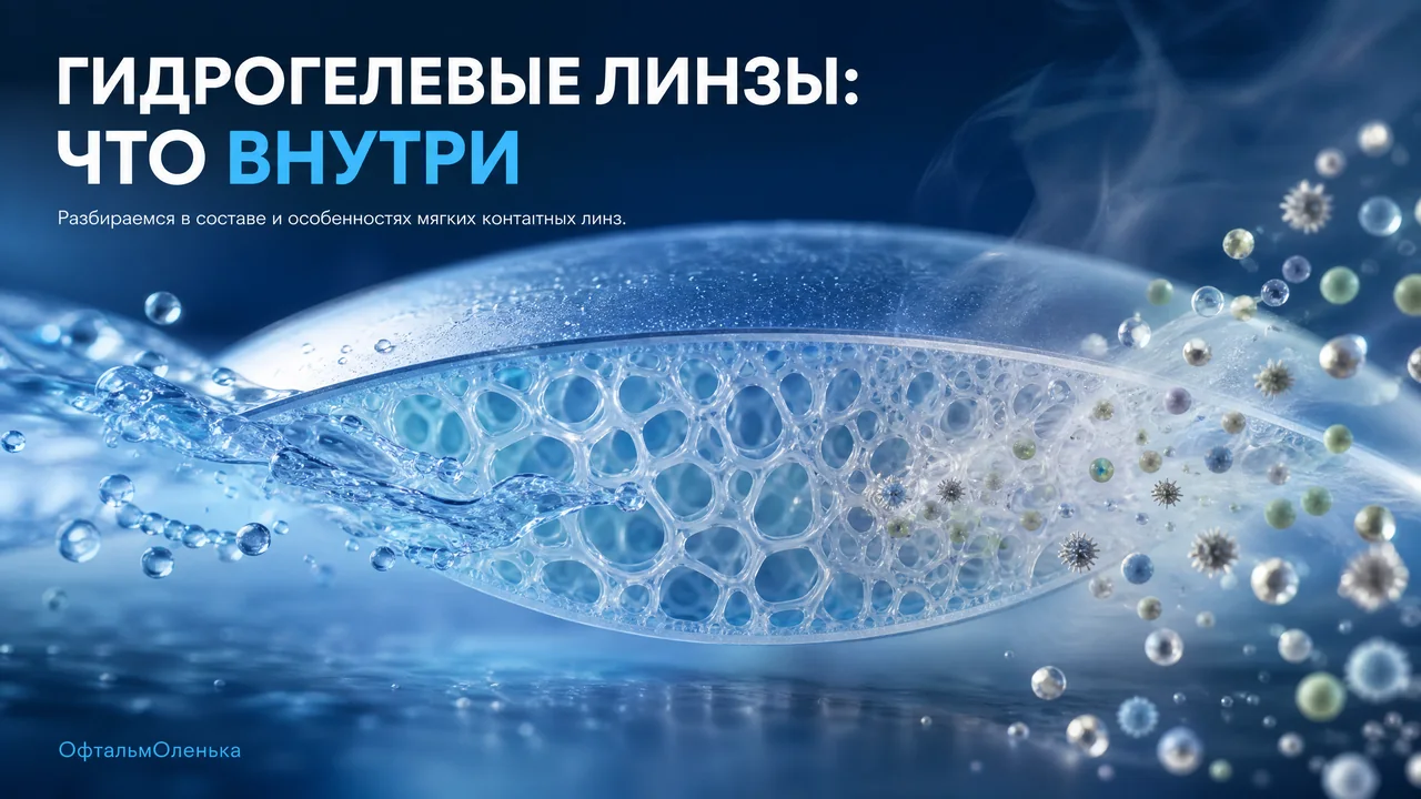 Гидрогелевые линзы: из чего они сделаны и как выбрать свою