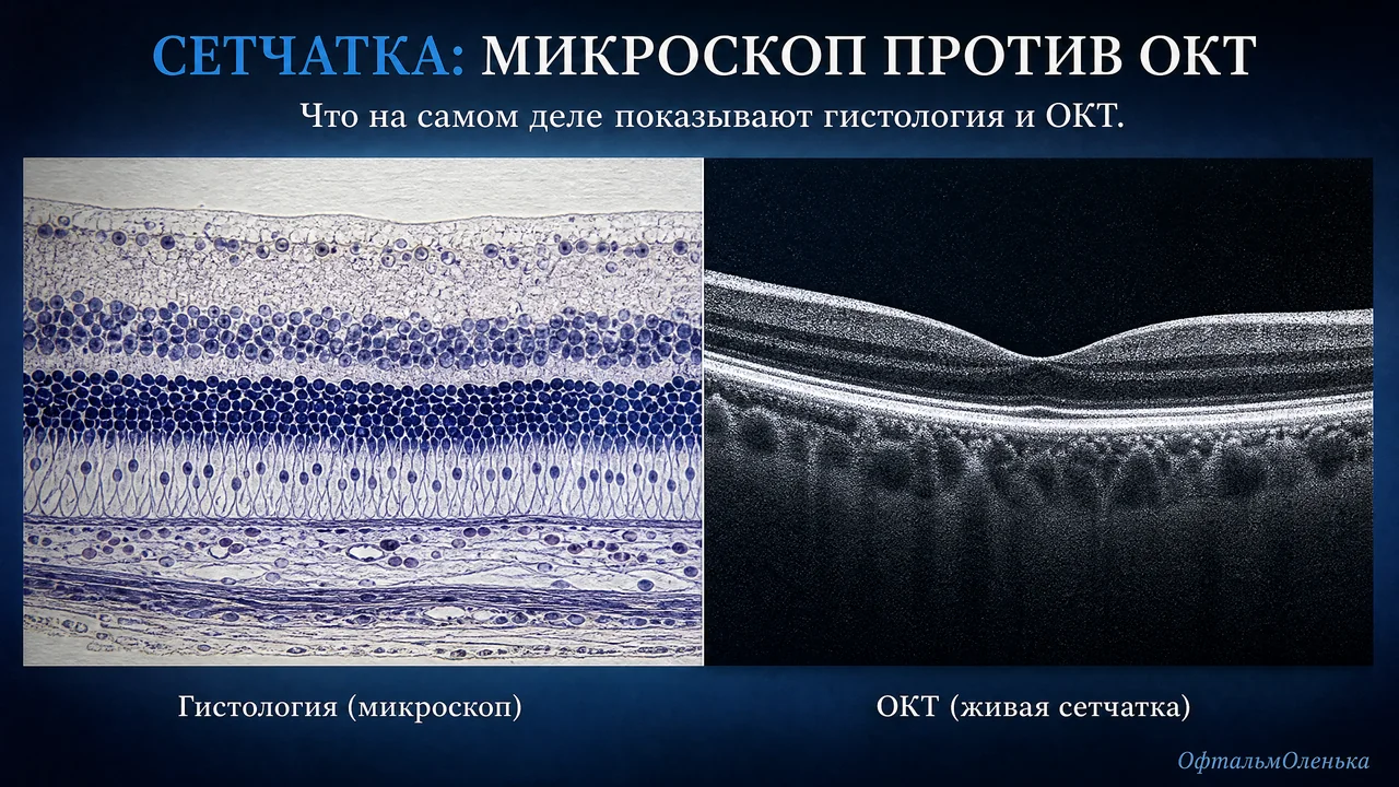 Гистология сетчатки: что видят под микроскопом и зачем это нужно
