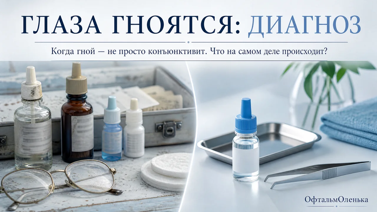 Глаза гноятся: почему это не всегда конъюнктивит и что делать