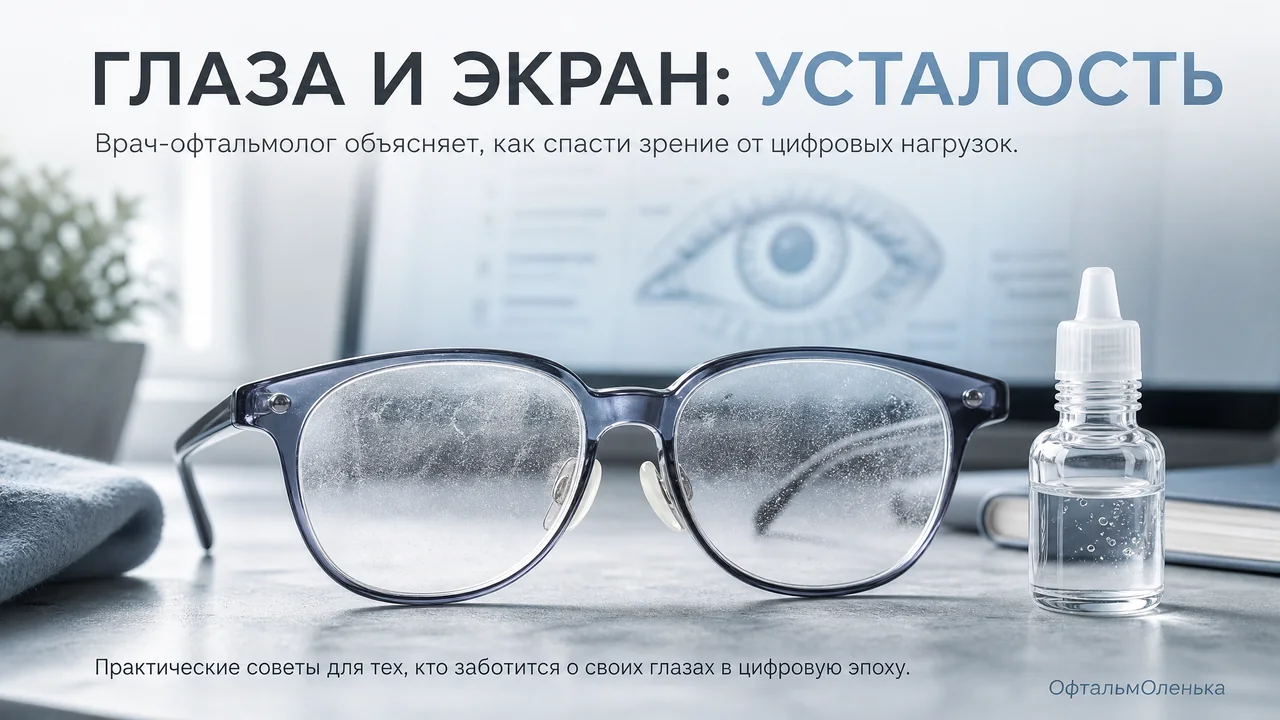 Глаза и экран: почему они устают и что с этим на самом деле делать