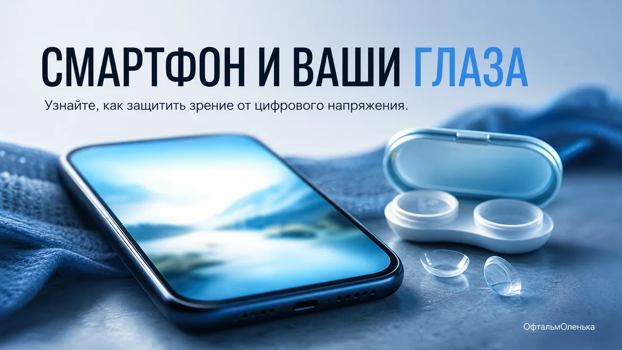 Глаза и смартфон: правда ли, что от экрана портится зрение?