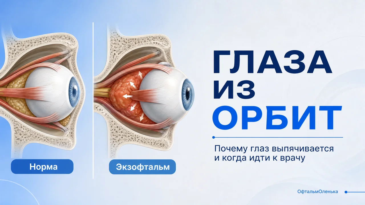Глаза из орбит: почему глаз выпячивается и когда идти к врачу