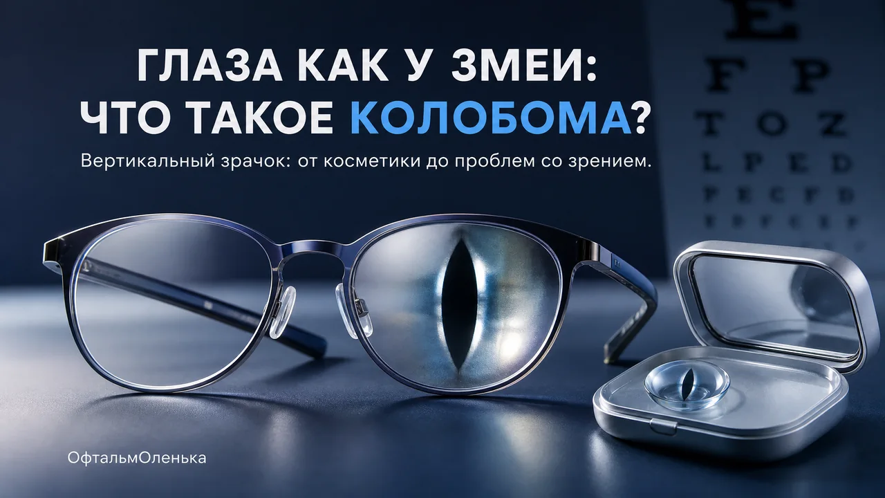 Глаза как у змеи: что такое колобома и нужно ли её бояться?