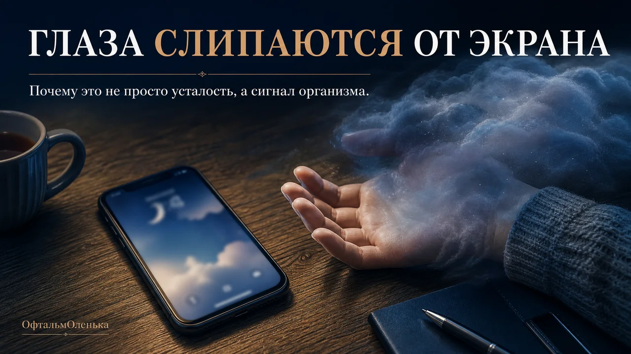 Глаза слипаются перед экраном: почему это не просто усталость