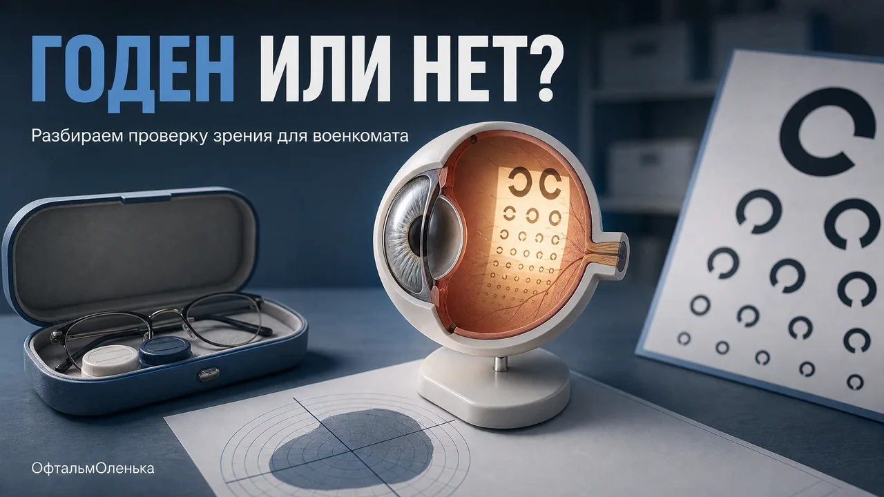 Годен или нет? Как офтальмолог готовит к медкомиссии в военкомат