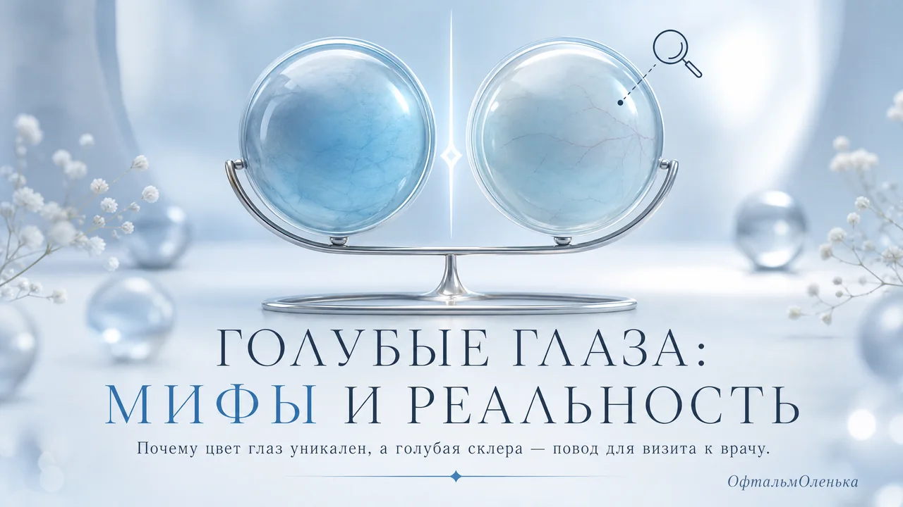 Голубые глаза: красота, мифы и когда голубые белки — повод для осмотра
