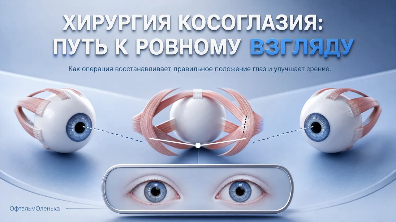 Хирургия косоглазия: когда операция — не просто косметика