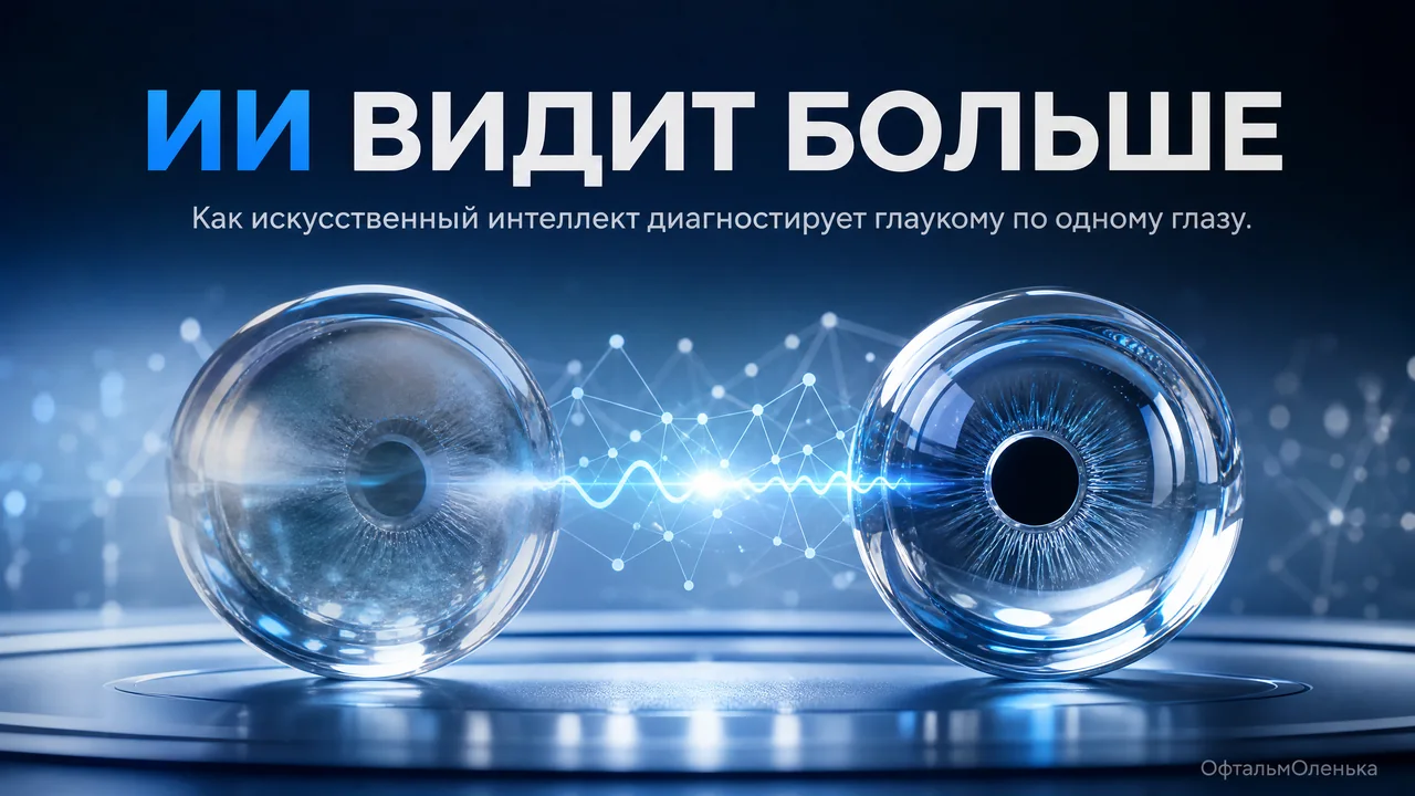 ИИ научился предсказывать поле зрения, глядя на второй глаз. Что это значит для диагностики глаукомы?