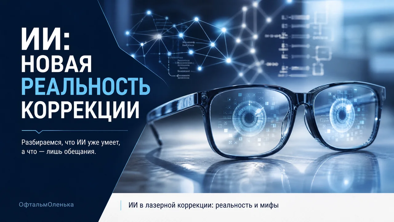 ИИ в лазерной коррекции зрения: что уже работает, а что пока только обещание