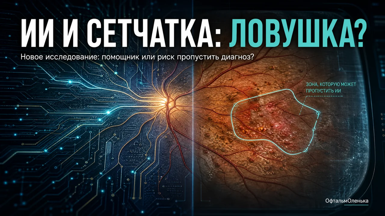 Искусственный интеллект для сетчатки: помощник или риск пропустить диагноз?