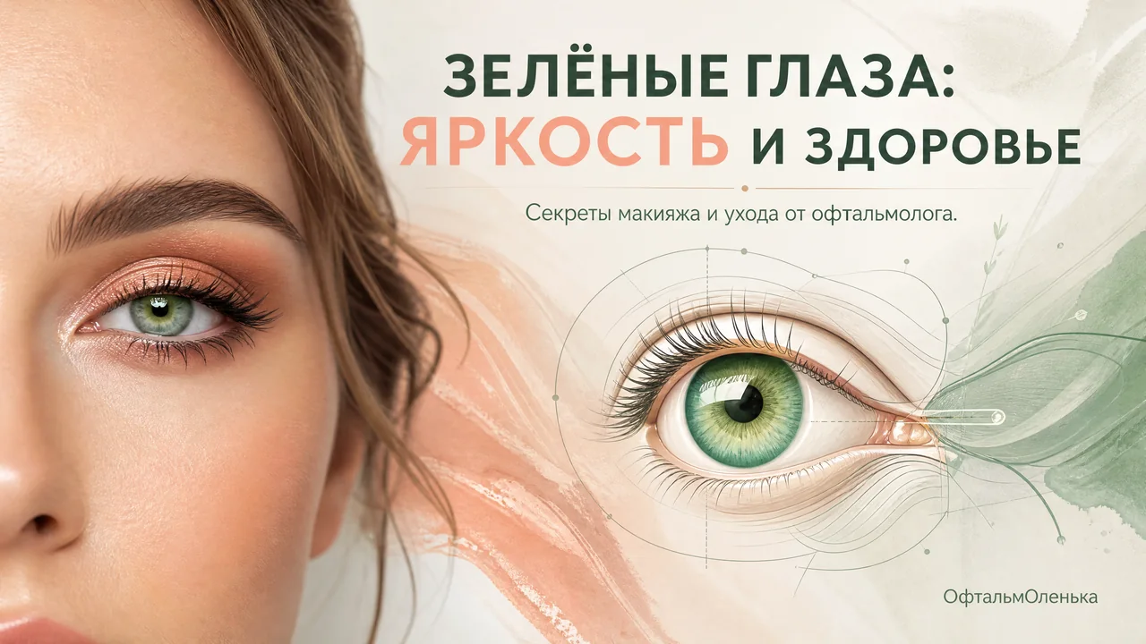 Как подчеркнуть зелёные глаза: советы офтальмолога