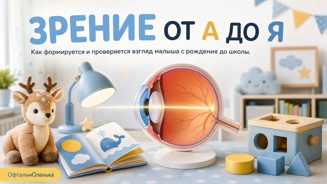 Как проверяют зрение у детей: от рождения до школы