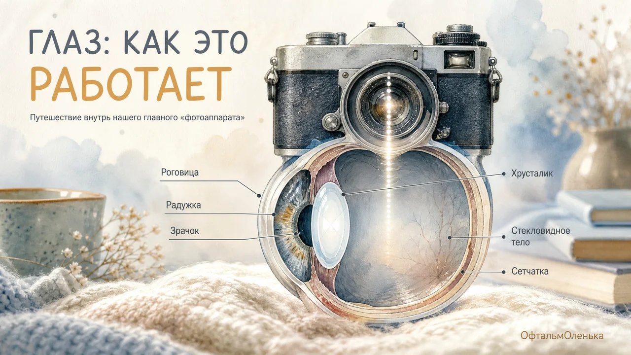 Как устроен глаз: путешествие внутрь нашего главного «фотоаппарата
