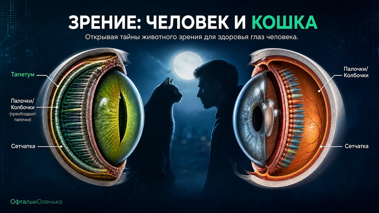 Как видит кошка, и при чём тут наши с вами глаза