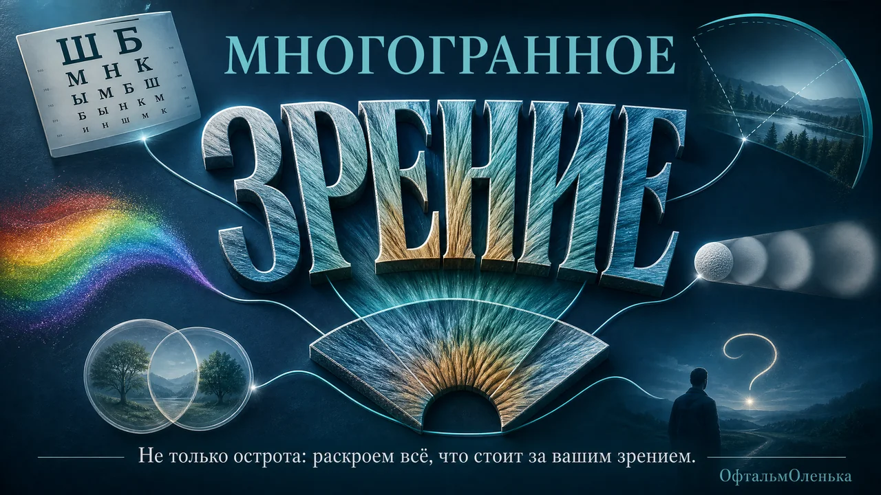 Каким бывает зрение: не только строчки в таблице
