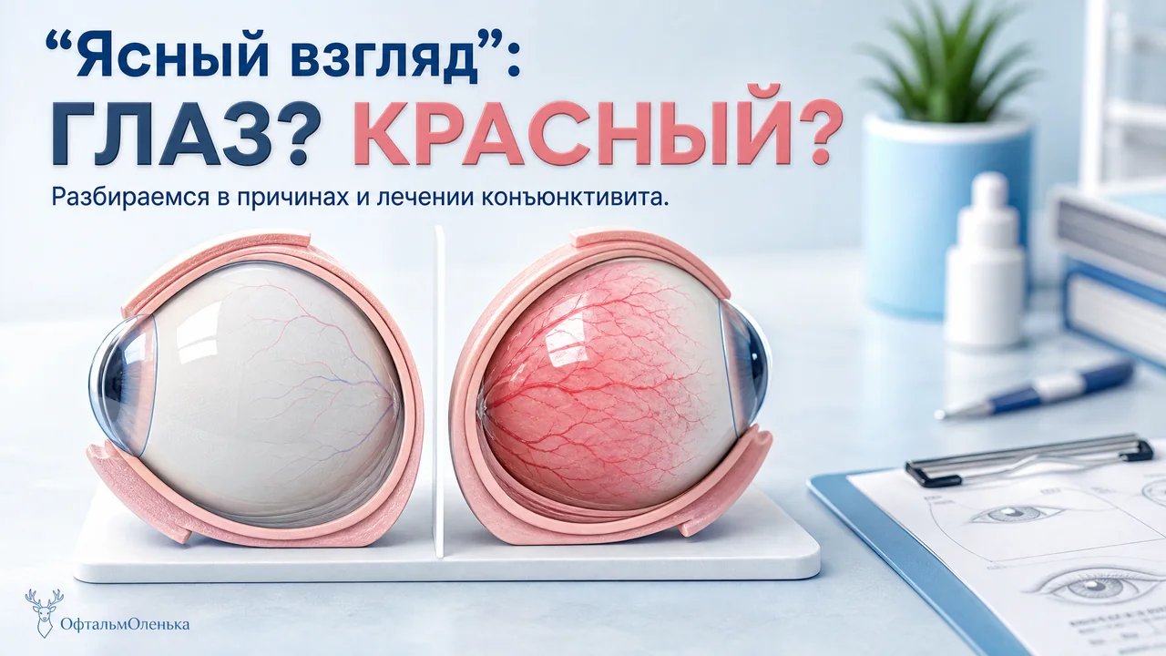 Конъюнктивит: что делать, когда глаз покраснел и чешется