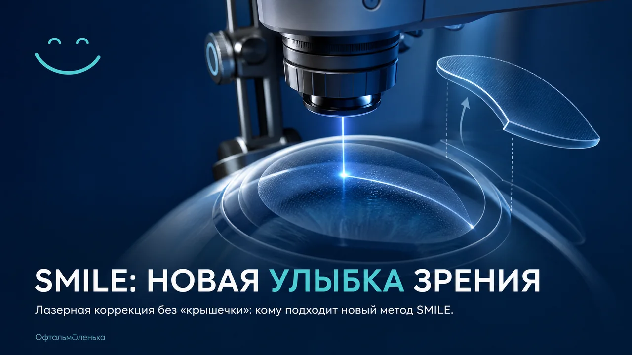 Коррекция зрения SMILE: что это за «улыбка» и кому она подходит?