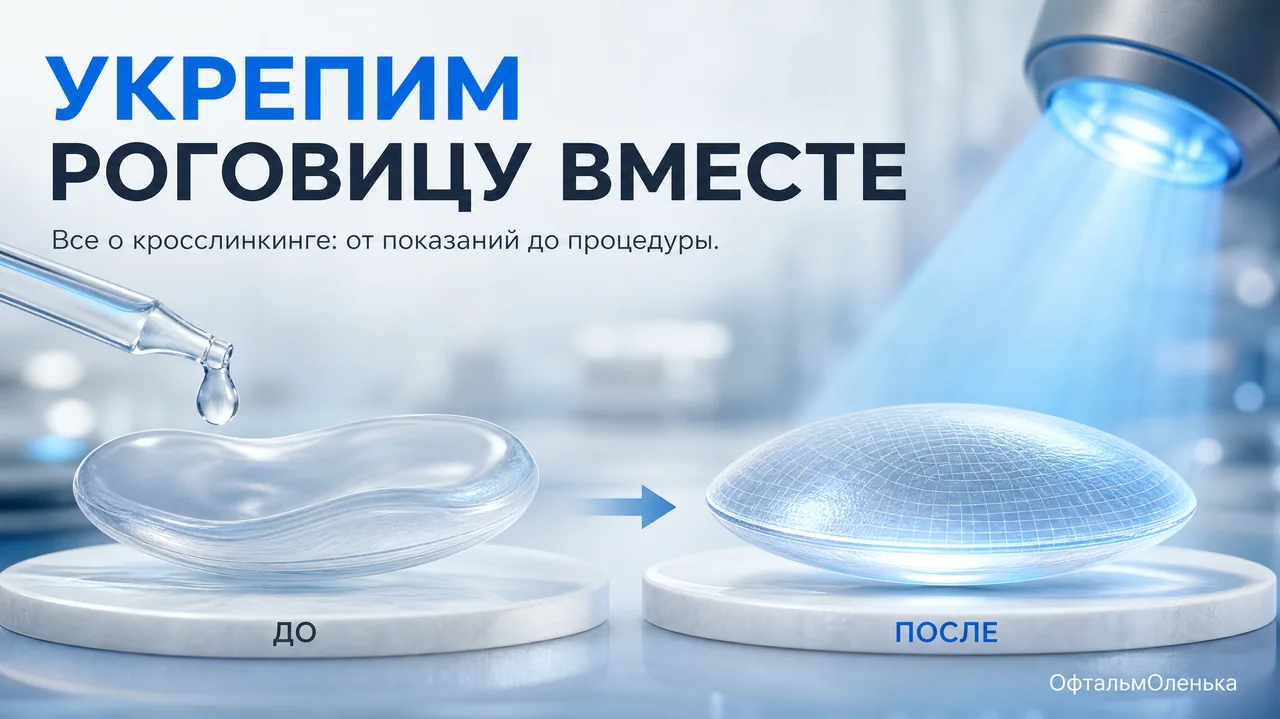 Кросслинкинг роговицы: когда нужно «укрепить» глаз