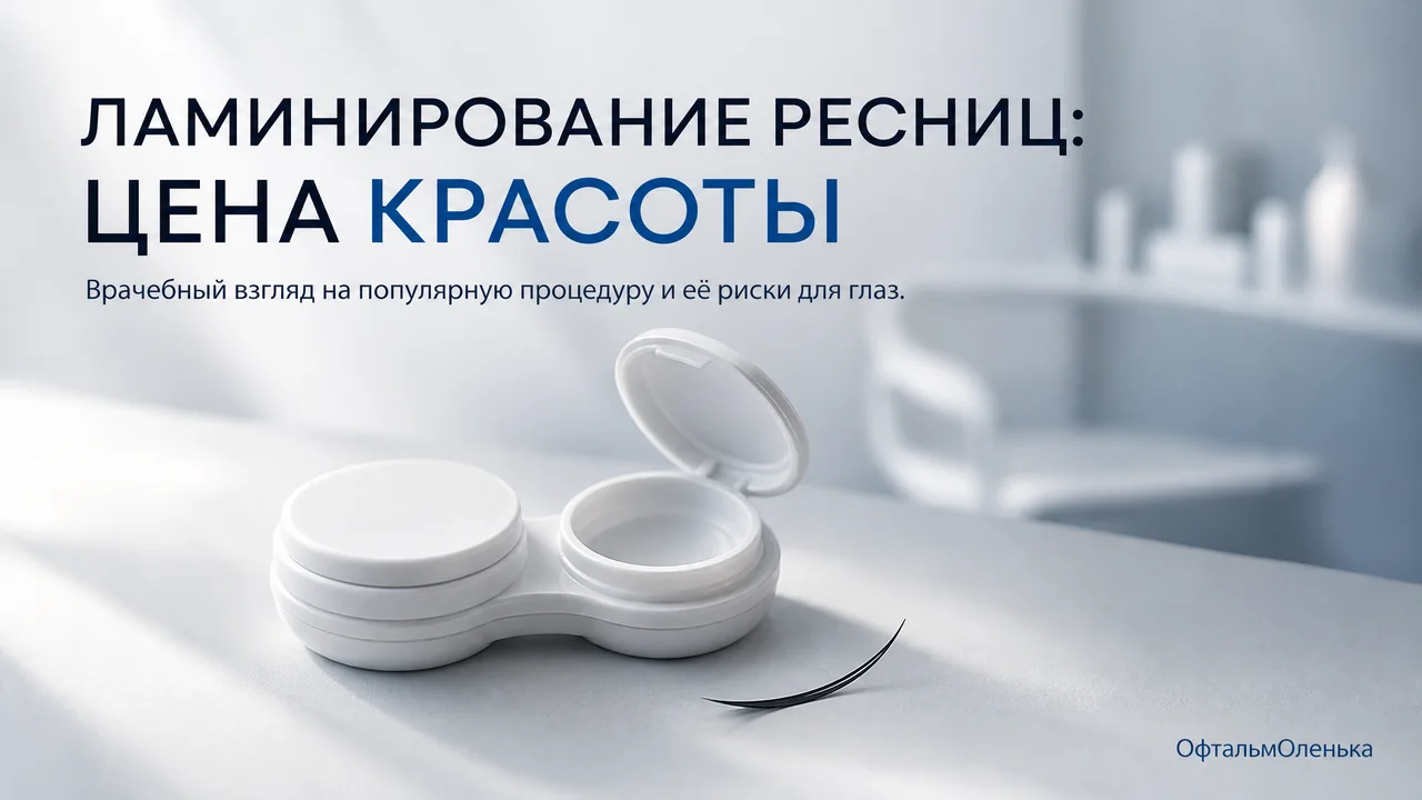 Ламинирование ресниц: что говорит офтальмолог о популярной процедуре