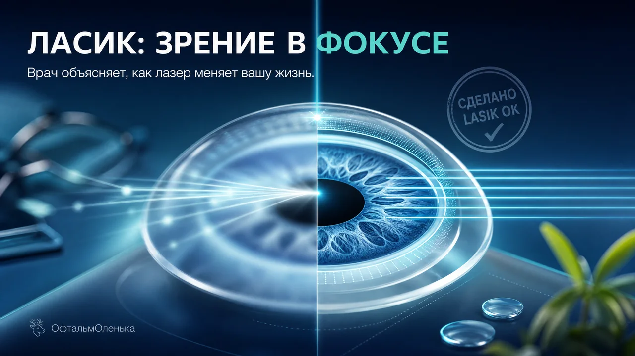 Лазерная коррекция зрения: что я рассказываю пациентам о ЛАСИКе