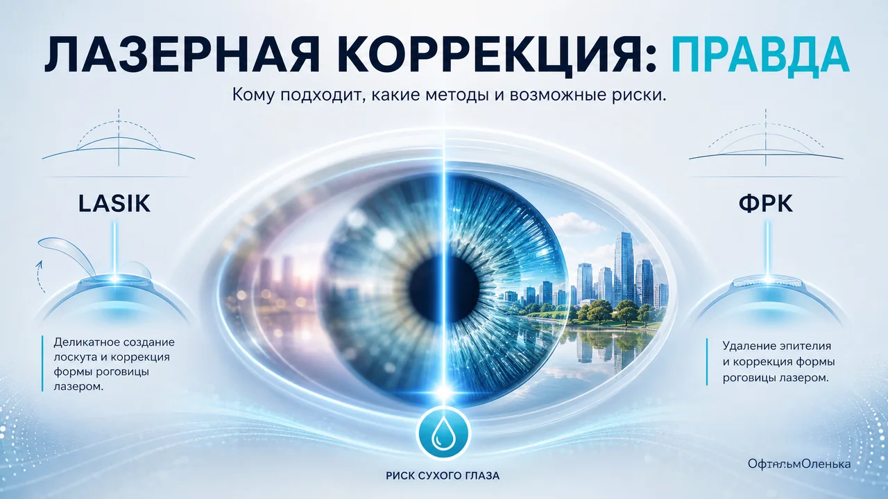 Лазерная коррекция зрения: кому, когда и какой ценой?