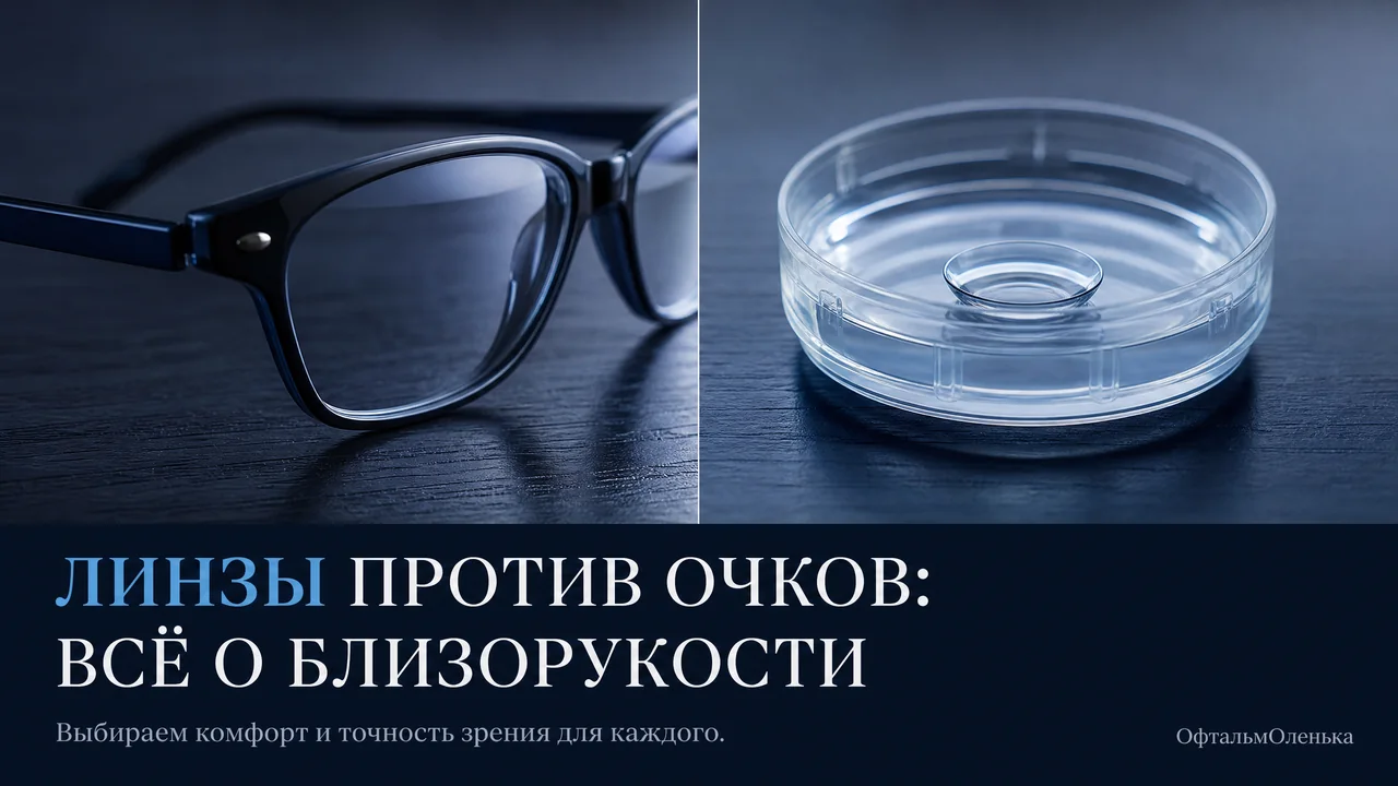 Линзы при близорукости: кому они подходят и чего нельзя делать