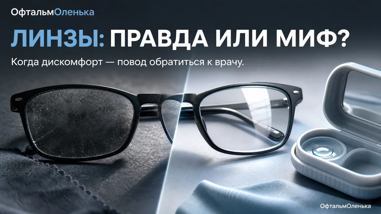 «Линзы ухудшают зрение»: когда это правда, а когда дело в другом
