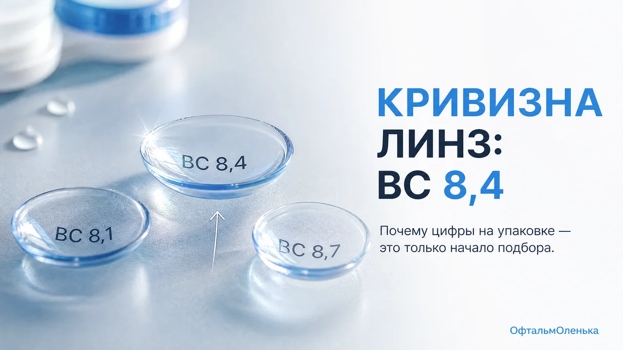 Линзы «вс 8,4»: что значит эта цифра и почему она не для всех