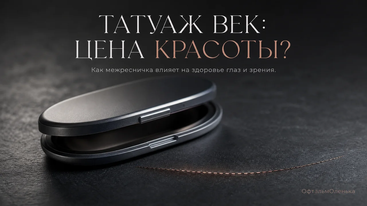Межресничка: как татуаж век влияет на здоровье глаз?