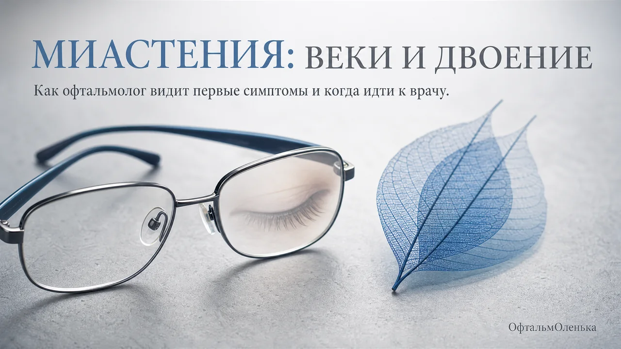 Миастения и глаза: почему веки опускаются, а картинка двоится