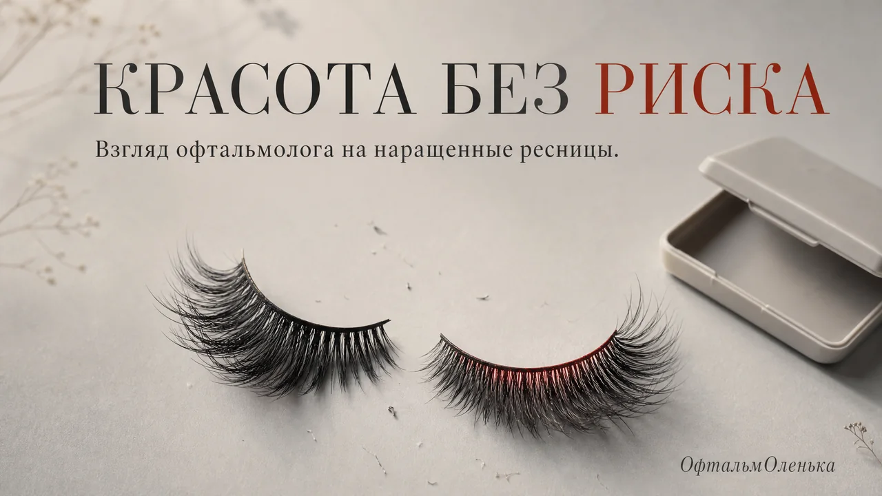 Наращенные ресницы: взгляд офтальмолога на красоту и риски