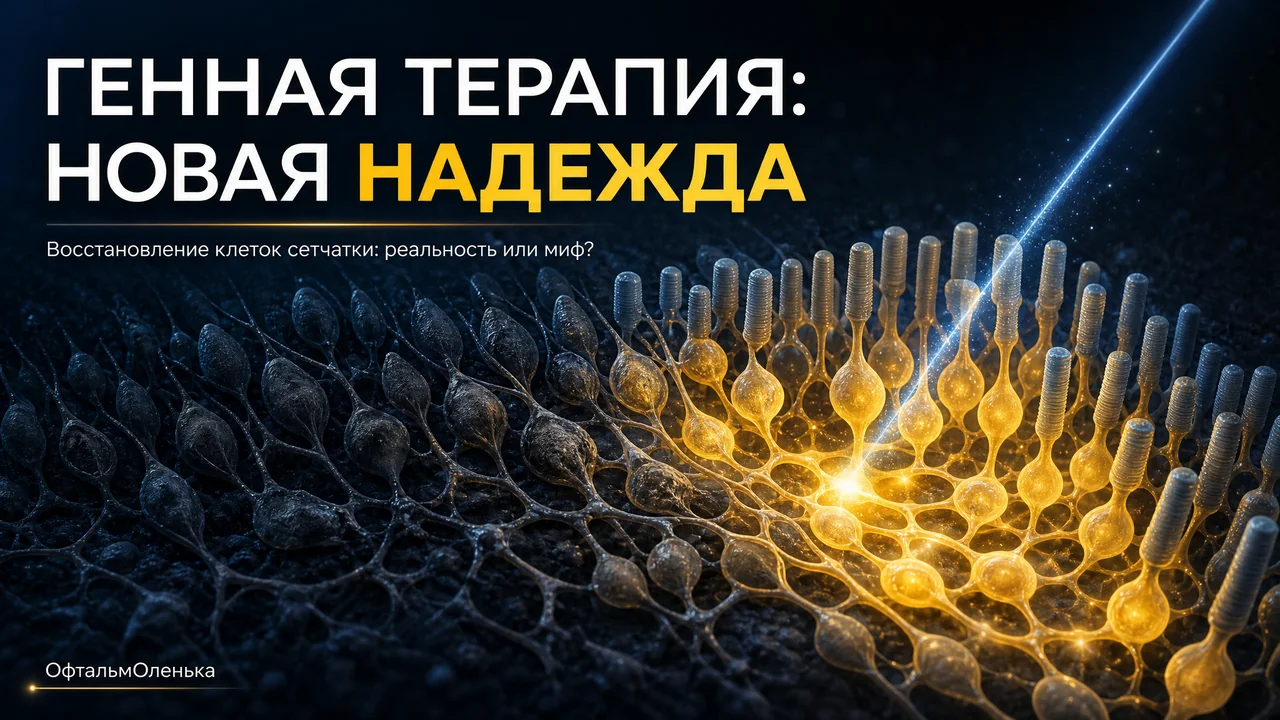 Новая генная терапия восстановила клетки сетчатки при пигментном ретините. Это надежда?