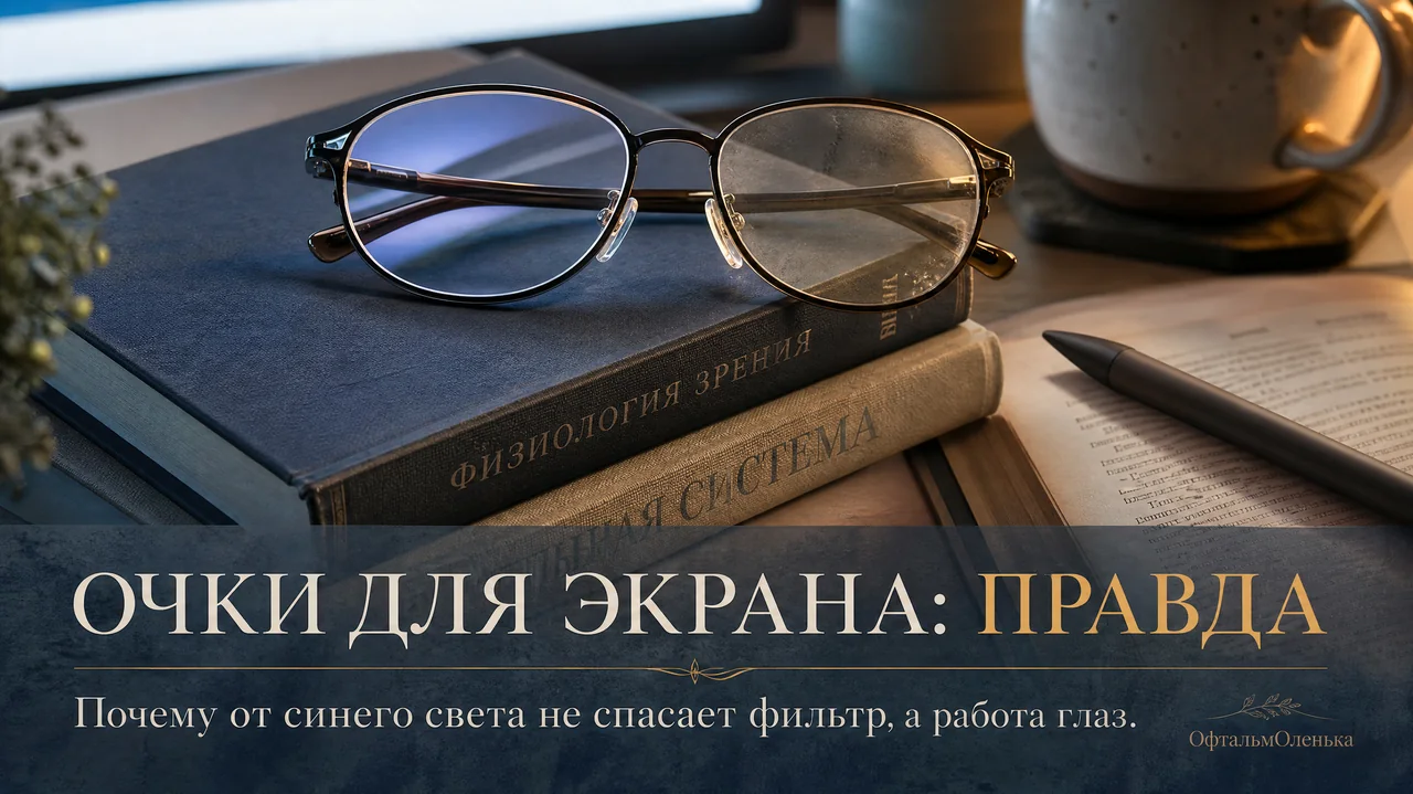 Очки для компьютера: почему фильтр — не главное