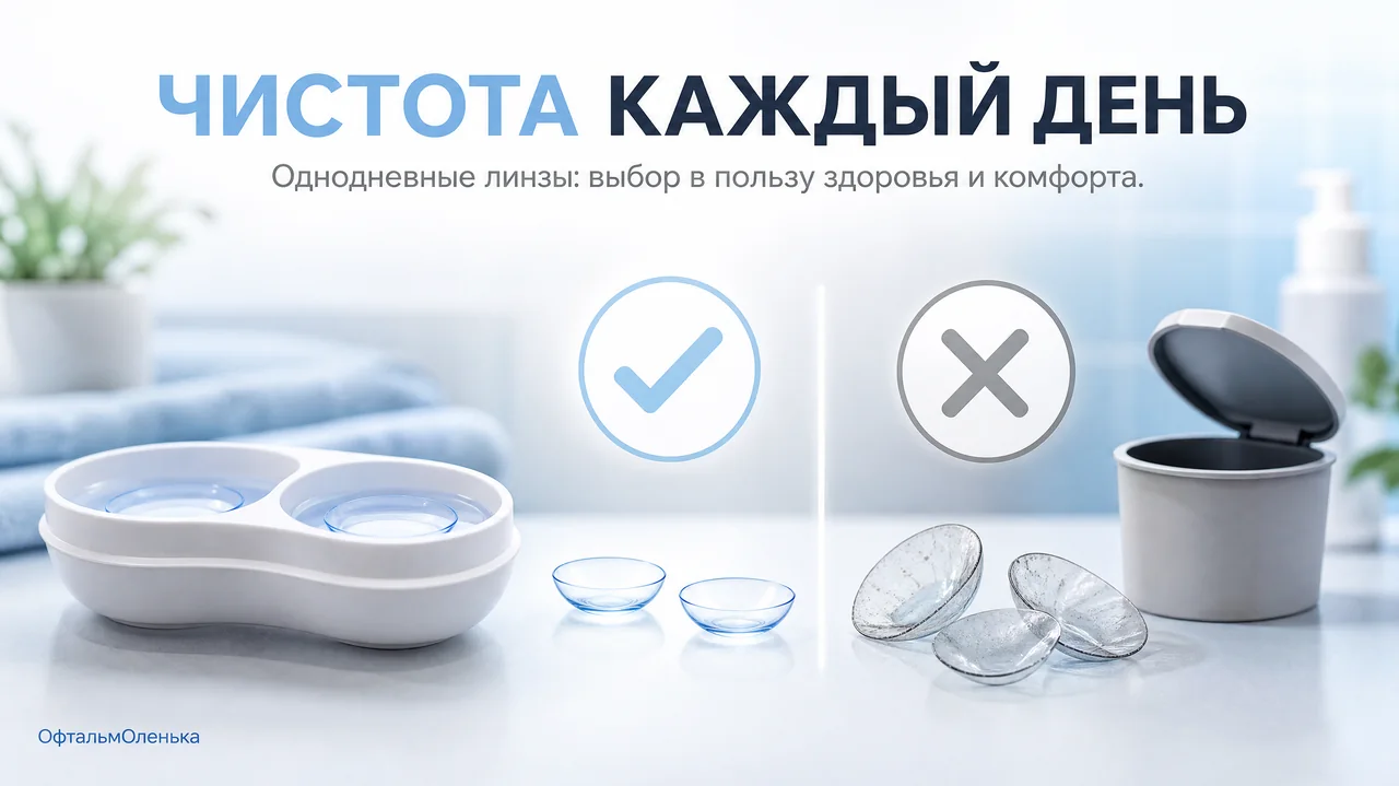 Однодневные линзы: кому, зачем и как выбрать