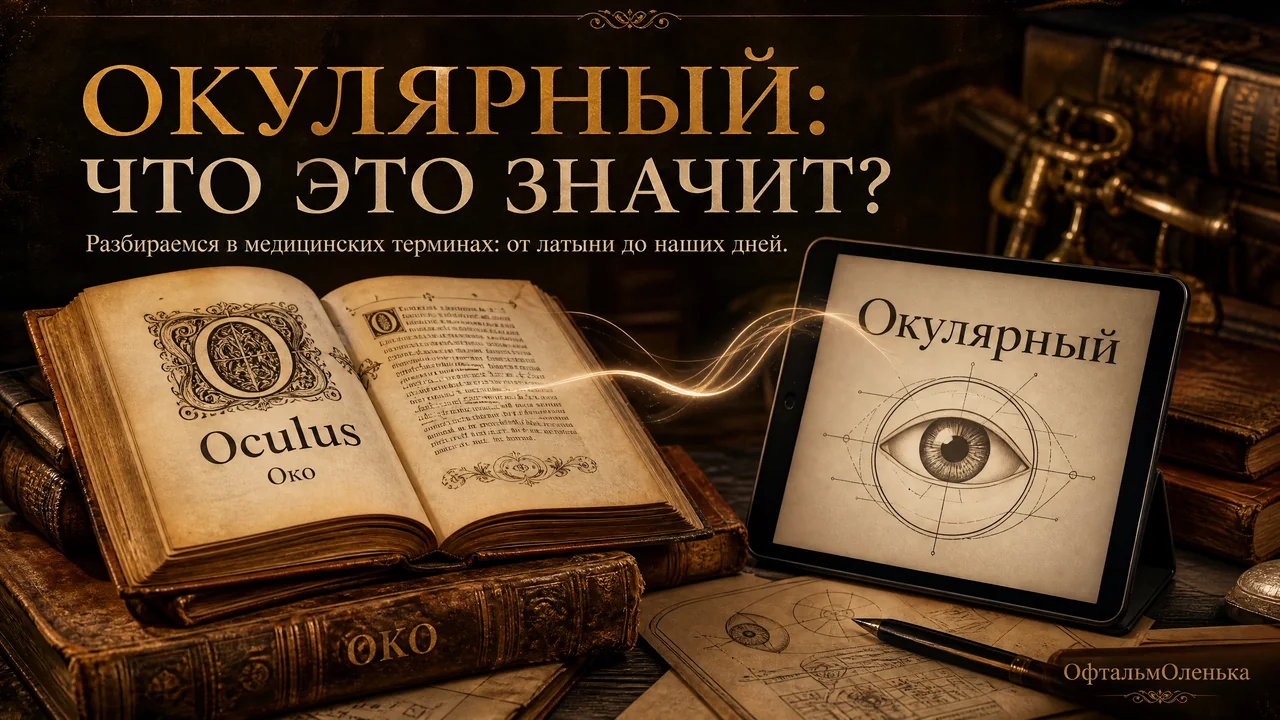 Око, глаз, oculus: почему в диагнозе пишут «окулярный»?