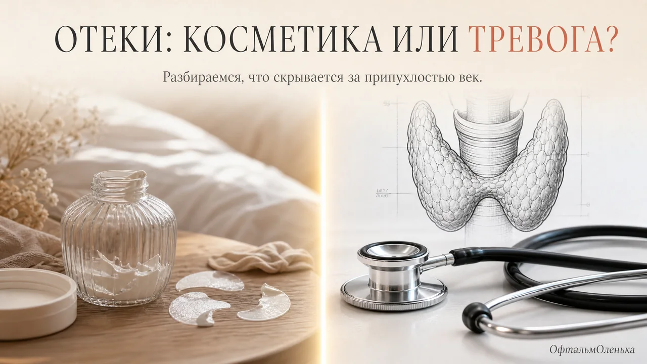 Отеки и мешки под глазами: когда это косметика, а когда — к врачу?