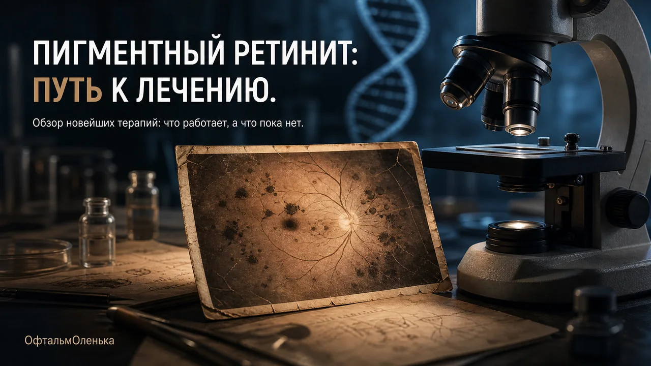 Пигментный ретинит: большой обзор показал, что прорыв в лечении пока не состоялся