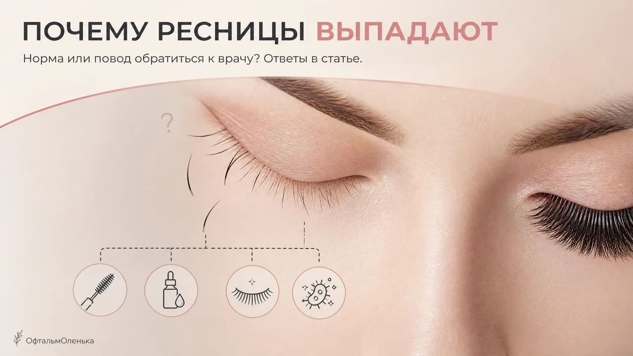 Почему выпадают ресницы и что с этим делать