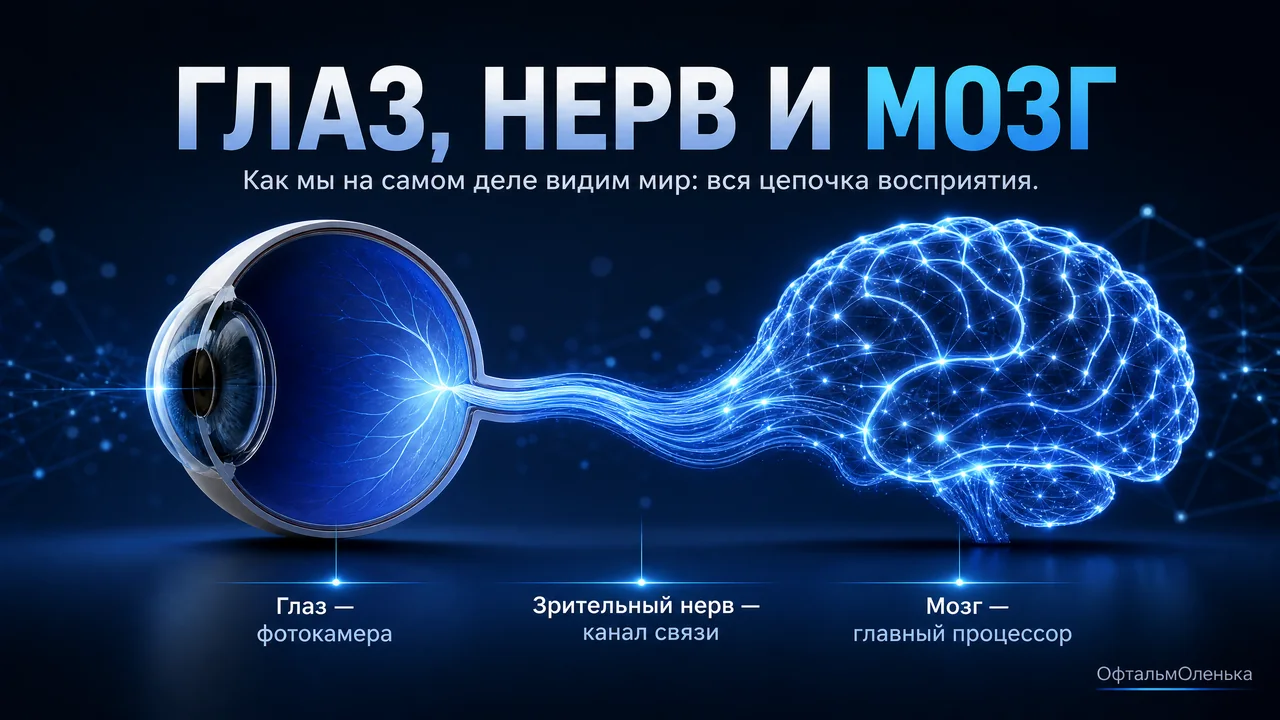 Почему зрение — это не только глаз, а ещё и мозг